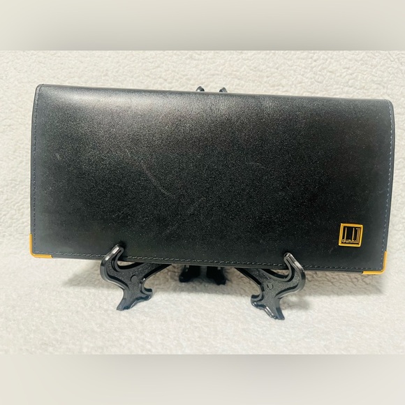 Dunhill Black Leather Long Wallet - Picture 5 of 12